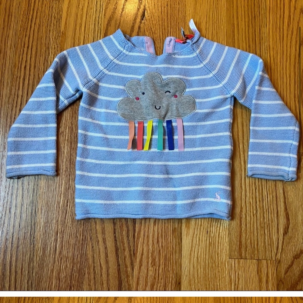 Baby Joules Winnie cloud jumper sweater size 18-24 months